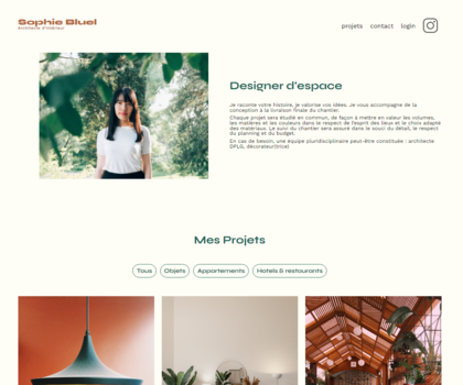 Sophie Buel work screenshot